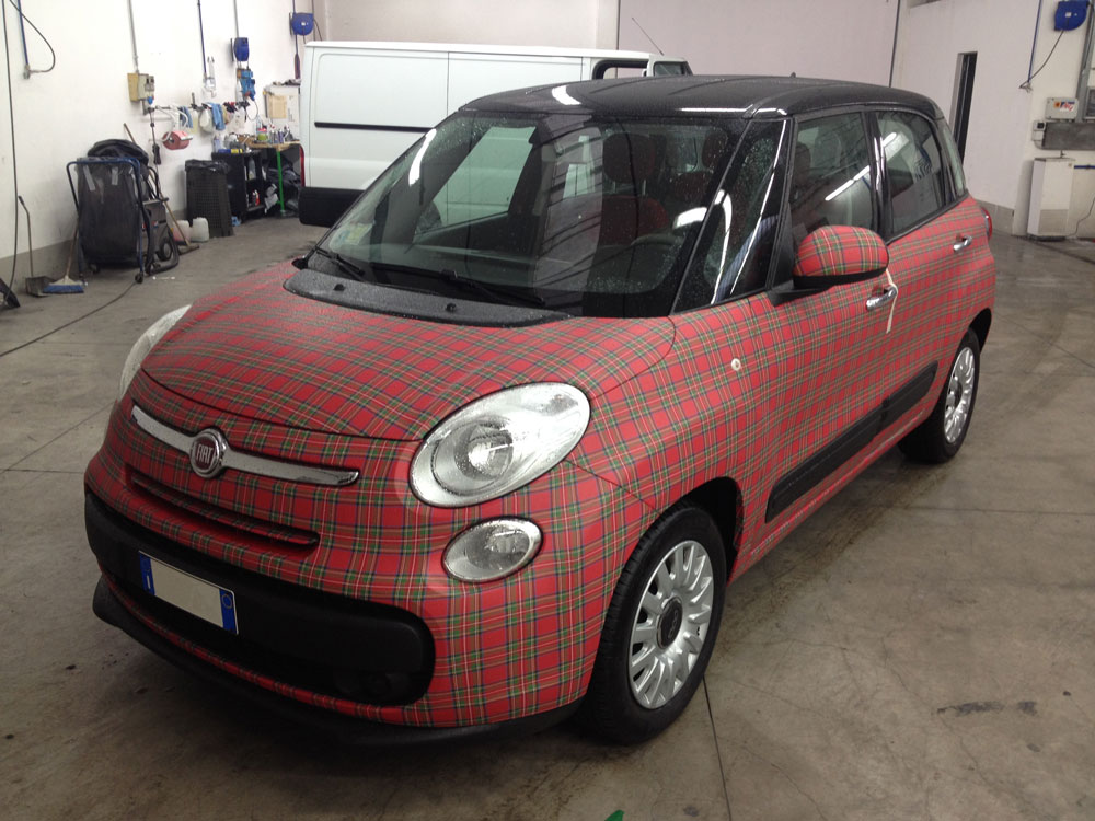 Car wrapping Fiat